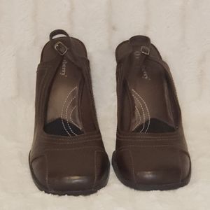 Cute Square Heel Sling Back Heels